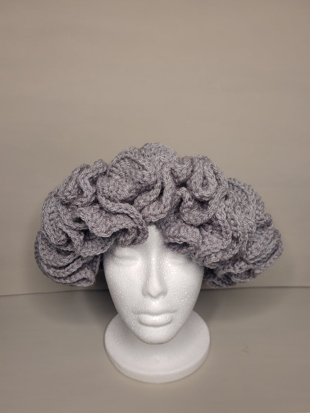 Handmade Crochet Ruffle Hat