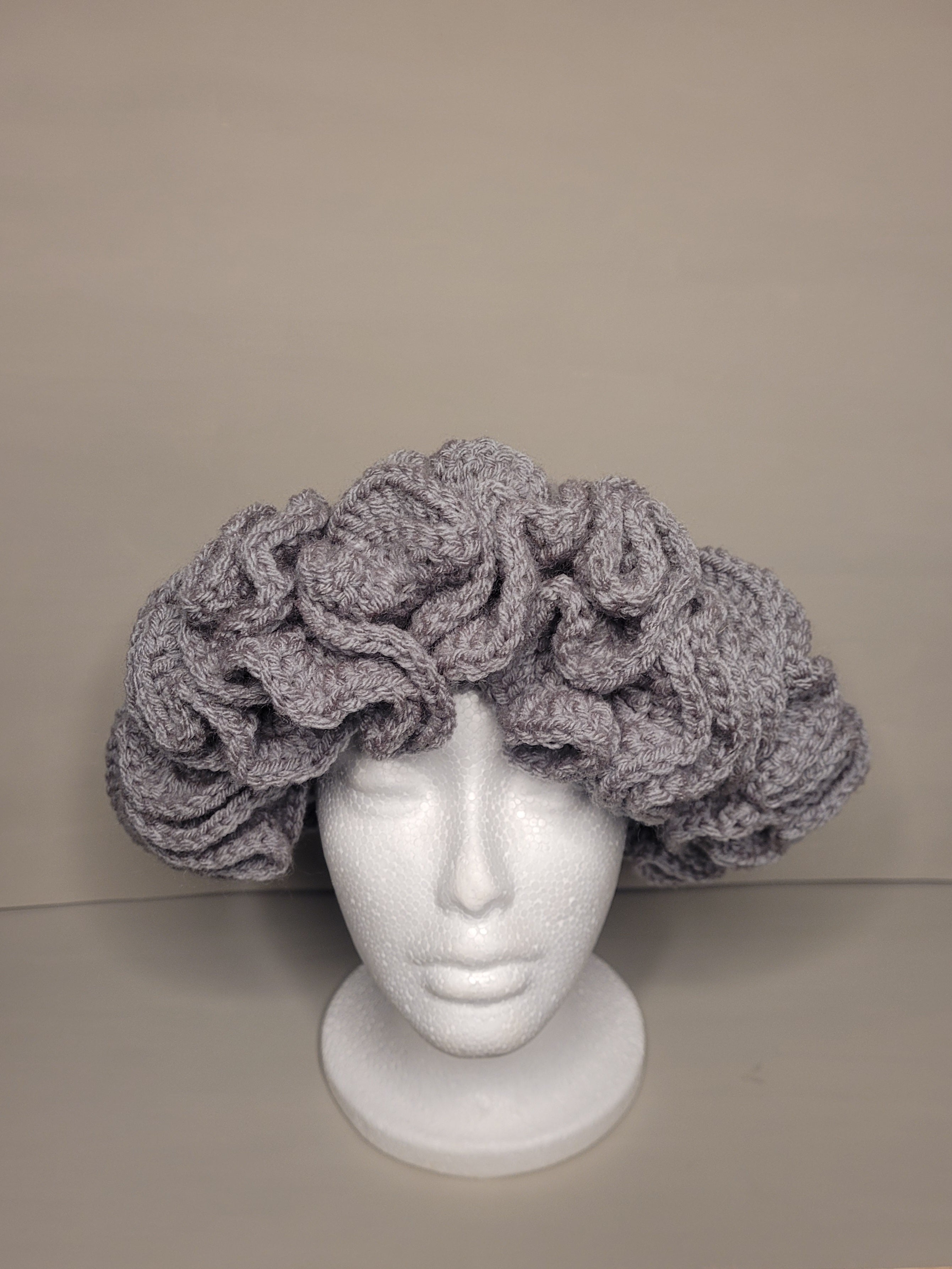 Handmade Crochet Ruffle Hat