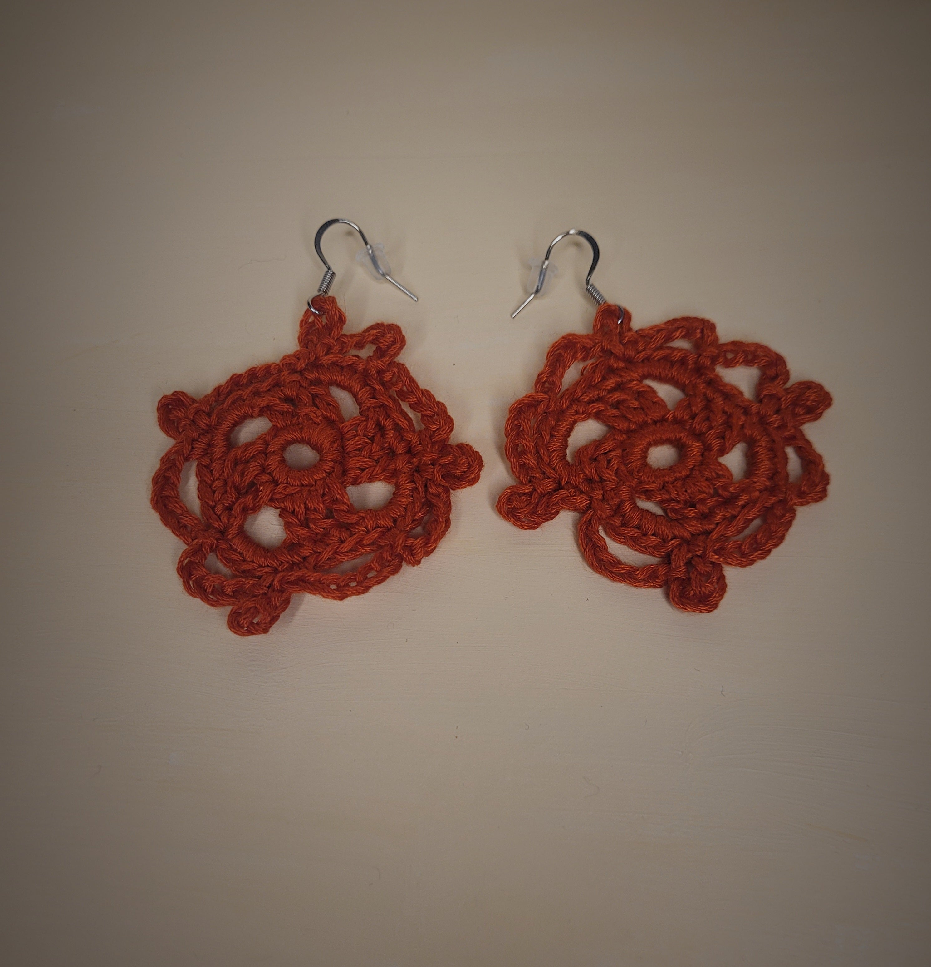 Handmade Crochet Dangling Earrings