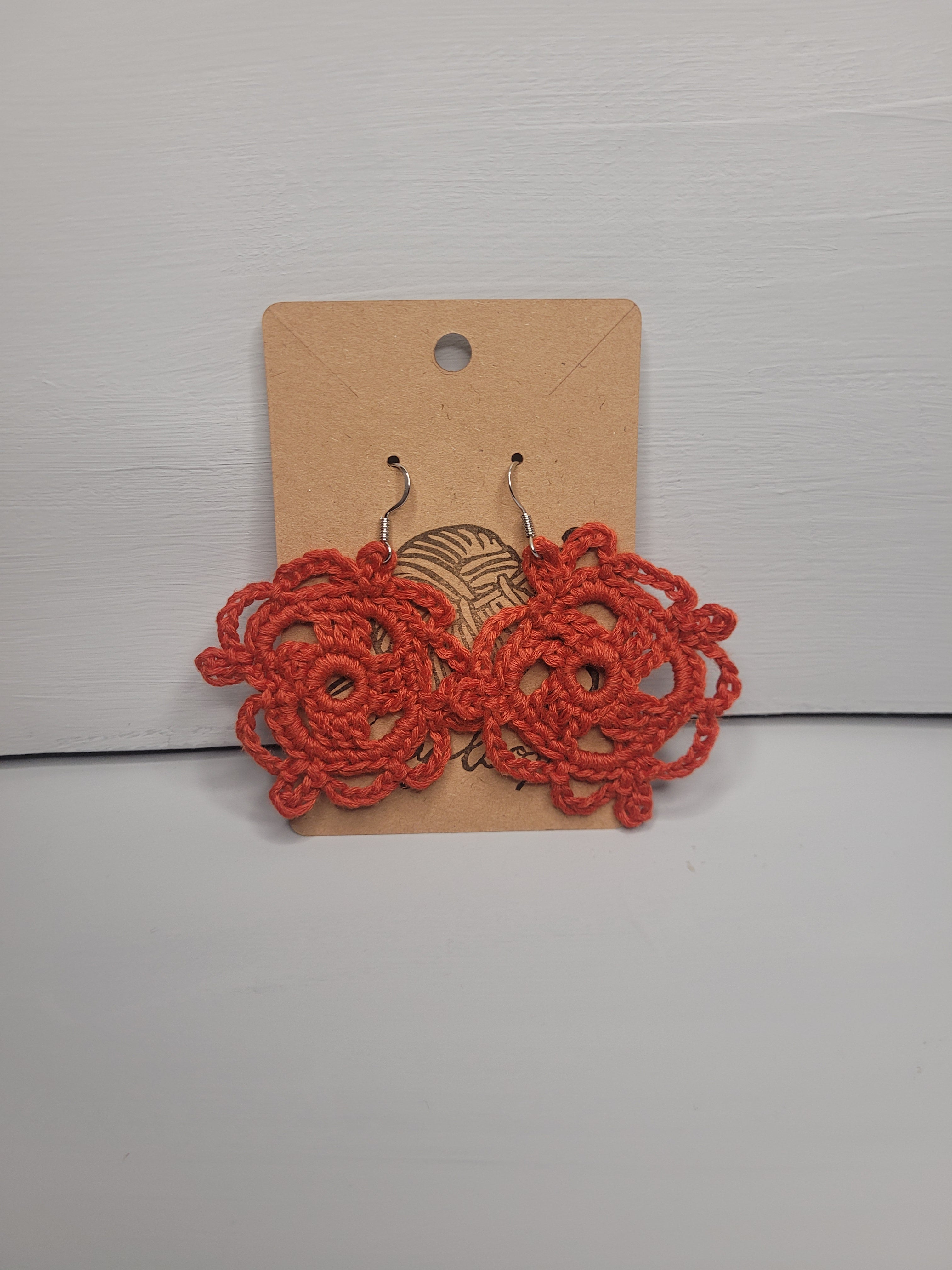 Handmade Crochet Dangling Earrings