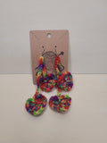 Handmade Crochet Pride Earrings